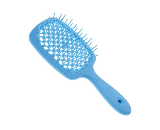 Зображення  Щітка масажна для волосся прямокутна синя Janeke Superbrush (82SP226 BFL)