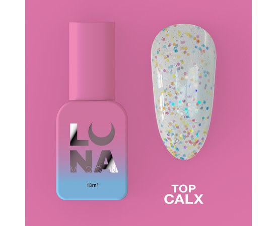 Изображение  Top for gel polish LUNAMoon Top Calx, 13 ml, Volume (ml, g): 13, Color No.: Calx