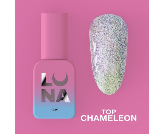 Изображение  Top for gel polish LUNAMoon Top Chameleon, 13 ml, Volume (ml, g): 13, Color No.: Chameleon