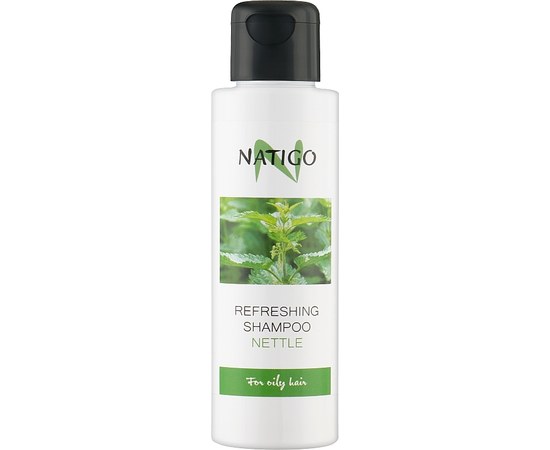 Изображение  Refreshing shampoo for oily hair Natigo Nettle, 100 ml