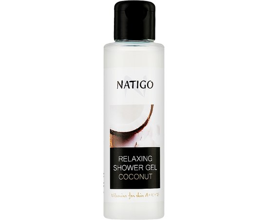 Изображение  Расслабляющий гель для душа Natigo Relaxing Shower Gel Кокос, 100 мл