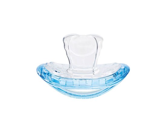 Изображение  Curaprox Baby pacifier and container from 7 to 18 months, blue