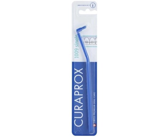 Изображение  Curaprox Single CS 1009-10 D 0 monobundle toothbrush.12mm 9mm, blue, Color No.: 10