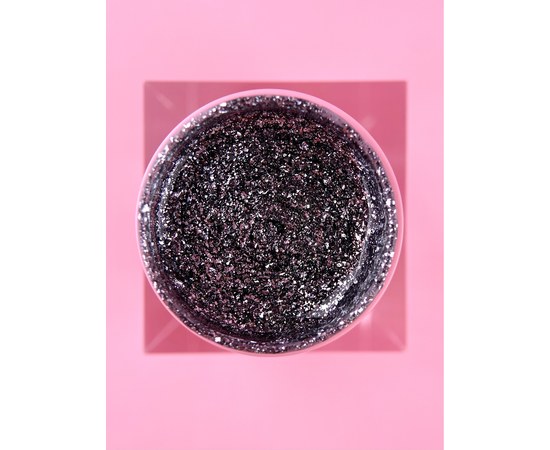 Изображение 3 Гель с блестками для ногтей LUNAMoon Platinum Gel №5, 5 мл, Объем (мл, г): 5, Вариант: 05, Цвет: Серебряный