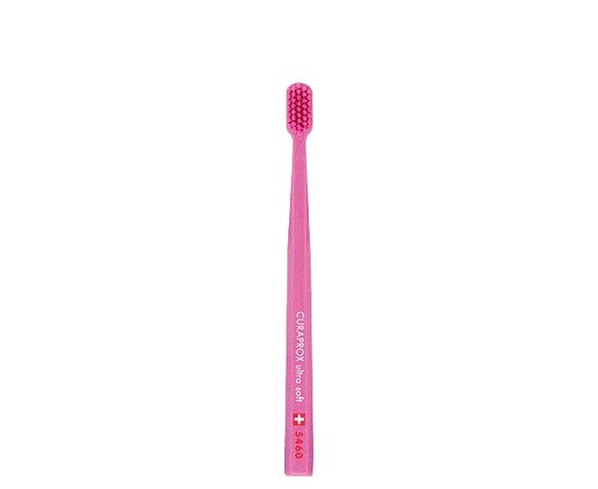 Изображение  Зубная щетка Curaprox Ultra Soft CS 5460-10 D 0.10 мм розовая, розовая щетина, Цвет №: 10