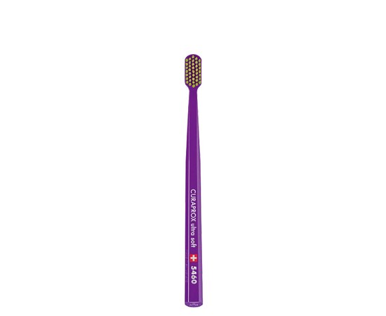 Изображение  Зубная щетка Curaprox Ultra Soft CS 5460-35 D 0.10 мм фиолетовая, салатовая щетина, Цвет №: 35