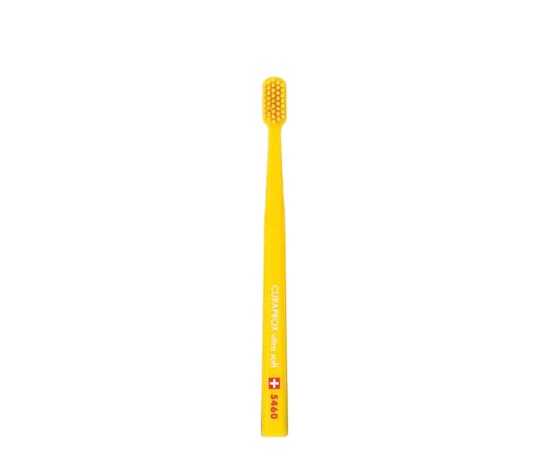 Изображение  Toothbrush Curaprox Ultra Soft CS 5460-03 D 0.10 mm yellow, yellow bristles, Color No.: 3