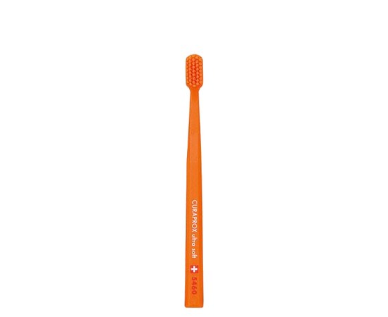 Изображение  Зубная щетка Curaprox Ultra Soft CS 5460-05 D 0.10 мм оранжевая, оранжевая щетина, Цвет №: 05