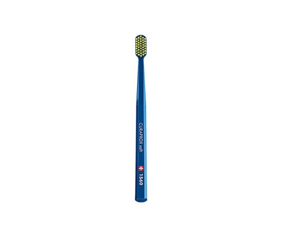 Изображение  Toothbrush Curaprox Soft CS 1560-03 D 0.15 mm blue, salad bristles, Color No.: 3