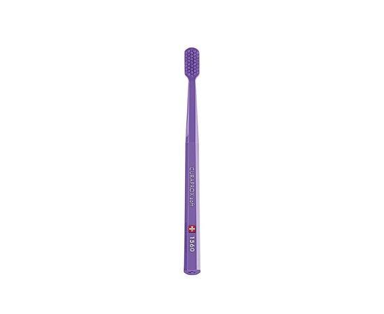 Изображение  Зубная щетка Curaprox Soft CS 1560-12 D 0.15 мм фиолетовая, фиолетовая щетина, Цвет №: 12