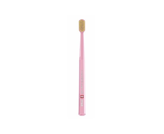 Изображение  Зубная щетка Curaprox Super Soft CS 3960-14 D 0.12 мм розовая, желтая щетина, Цвет №: 14