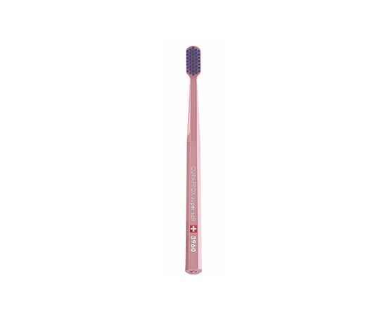 Изображение  Toothbrush Curaprox Super Soft CS 3960-11 D 0.12 mm nude, blue bristles, Color No.: 11
