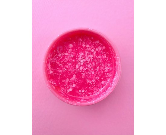 Изображение 3 Гель с блестками для ногтей LUNAMoon Bubble Gel №6, 5 мл, Объем (мл, г): 5, Вариант: 06, Цвет: Розовый
