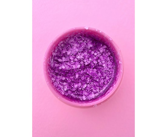 Изображение 3 Гель с блестками для ногтей LUNAMoon Bubble Gel №9, 5 мл, Объем (мл, г): 5, Вариант: 09, Цвет: Сиреневый