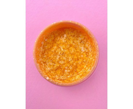Изображение 3 Гель с блестками для ногтей LUNAMoon Bubble Gel №4, 5 мл, Объем (мл, г): 5, Вариант: 04, Цвет: Оранжевый