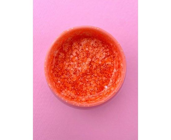 Изображение 3 Гель с блестками для ногтей LUNAMoon Bubble Gel №5, 5 мл, Объем (мл, г): 5, Вариант: 05, Цвет: Оранжевый