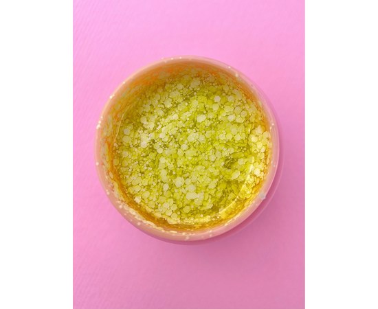 Изображение 3 Гель с блестками для ногтей LUNAMoon Bubble Gel №8, 5 мл, Объем (мл, г): 5, Вариант: 08, Цвет: Желтый