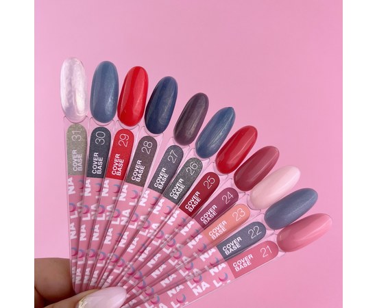 Изображение 2 Camouflage base for gel polish LUNAMoon Cover Base No. 23, 13 ml, Volume (ml, g): 13, Options: 23, Color: Pink