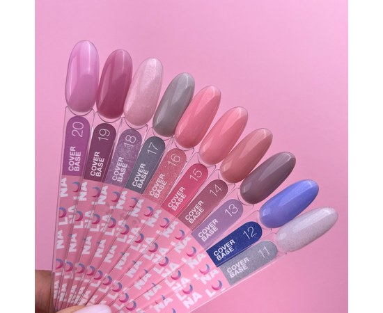 Изображение 2 Camouflage base for gel polish LUNAMoon Cover Base No. 20, 13 ml, Volume (ml, g): 13, Options: 20, Color: Pink