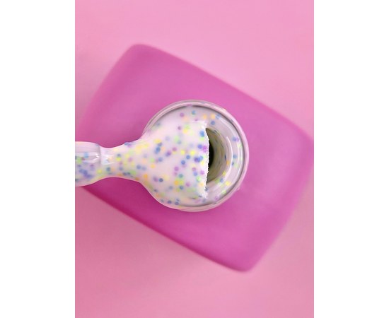 Изображение 2 Камуфлирующая база для гель-лака LUNAMoon Tutti Frutti Base №16, 13 мл, Объем (мл, г): 13, Вариант: 16, Цвет: Молочный