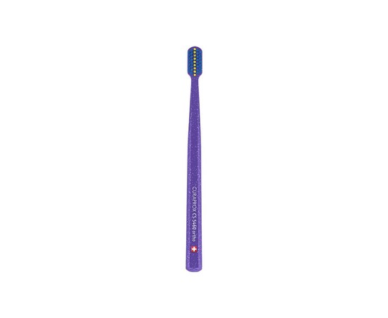 Изображение  Orthodontic toothbrush Curaprox Ultra Soft Ortho CS 5460-11 D 0.10 mm purple, blue bristles, Color No.: 11