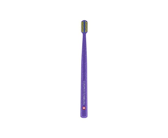 Зображення  Ортодонтична зубна щітка Curaprox Ultra Soft Ortho CS 5460-12 D 0.10 мм фіолетова, салатова щетина, Цвет №: 12