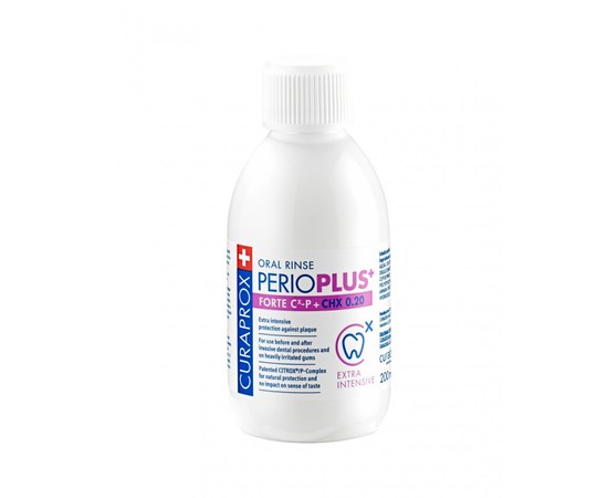 Изображение  Curaprox Forte CHX220 Mouthwash with Chlorhexidine 0.20% + Citrox, 200 ml