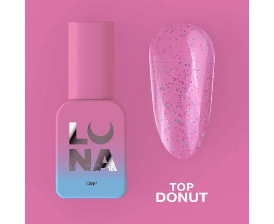 Изображение  Top for gel polish LUNAMoon Top Donut, 13 ml, Volume (ml, g): 13, Color No.: Donut