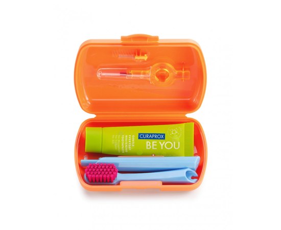 Изображение  Дорожный набор Curaprox Be You Travel Set Orange