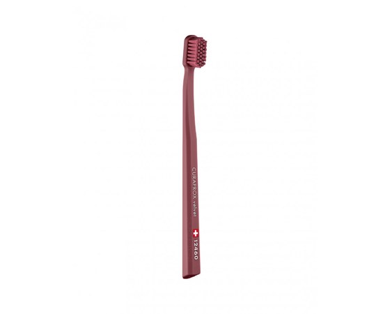 Изображение  Зубная щетка Curaprox Velvet CS 12460-06 D 0.08 мм коричневая, пурпурная щетина, Цвет №: 06