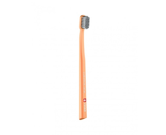 Изображение  Toothbrush Curaprox Velvet CS 12460-25 D 0.08 mm orange, gray bristles, Color No.: 25