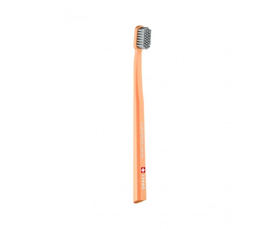 Изображение  Toothbrush Curaprox Velvet CS 12460-25 D 0.08 mm orange, gray bristles, Color: 25