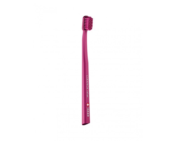 Изображение  Зубная щетка Curaprox Velvet CS 12460-33 D 0.08 мм пурпурная, пурпурная щетина, Цвет №: 33