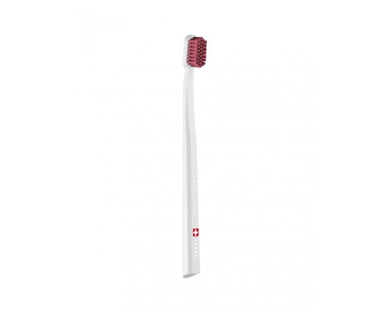 Изображение  Toothbrush Curaprox Velvet CS 12460-36 D 0.08 mm white, purple bristles, Color No.: 36