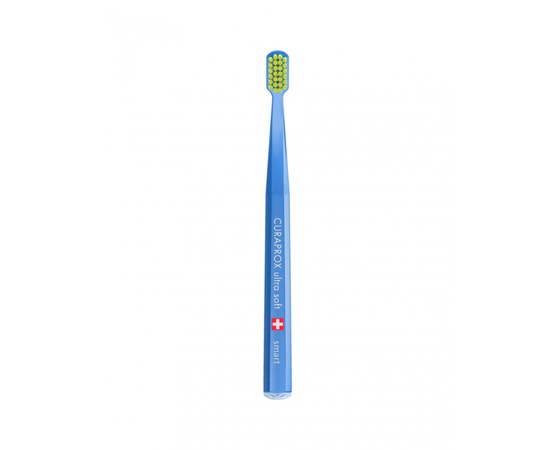 Изображение  Toothbrush Curaprox Ultra Soft CS Smart-02 D 0.08 mm blue, salad bristles, Color No.: 2