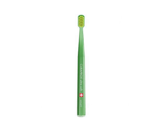 Изображение  Toothbrush Curaprox Ultra Soft CS Smart-17 D 0.08 mm green, green bristles, Color: 17