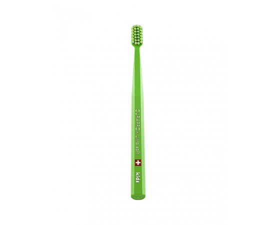 Изображение  Children's toothbrush Curaprox Ultra Soft CS Kids 5460-02 D 0.09 mm green, green bristles from 4 to 12 years, Color No.: 2