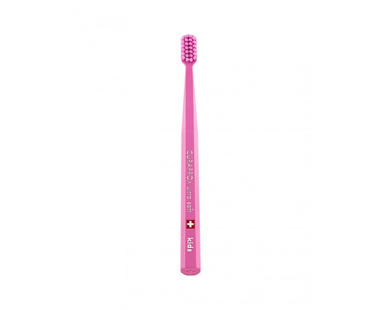 Изображение  Children's toothbrush Curaprox Ultra Soft CS Kids 5460-04 D 0.09 mm pink, pink bristles from 4 to 12 years, Color No.: 4