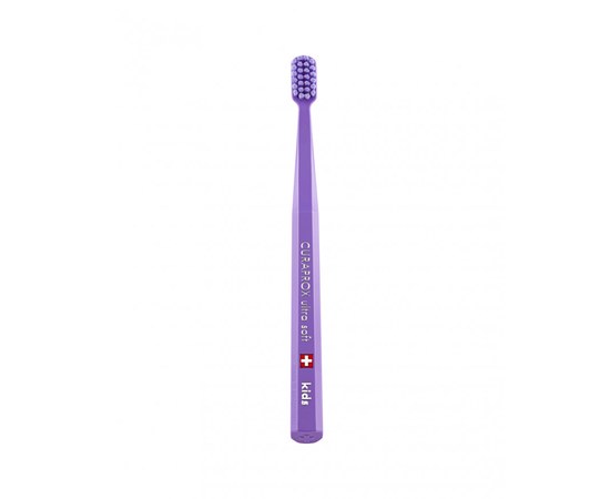 Изображение  Детская зубная щетка Curaprox Ultra Soft CS Kids 5460-05 D 0.09 мм фиолетовая, фиолетовая щетина с 4 до 12 лет, Цвет №: 05
