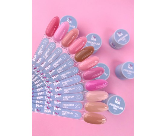 Изображение 2 Gel for nail extension LUNAMoon Premium Gel No. 21, 15 ml, Volume (ml, g): 15, Options: 21