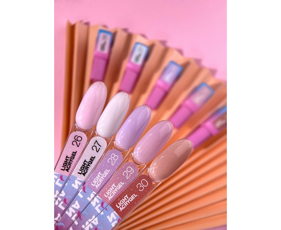 Изображение 4 Жидкий гель моделирующий для ногтей LUNAMoon Light Acrygel №28, 13 мл, Объем (мл, г): 13, Вариант: 28, Цвет: Фиолетовый