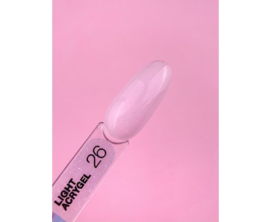 Изображение 2 Жидкий гель моделирующий для ногтей LUNAMoon Light Acrygel №26, 13 мл, Объем (мл, г): 13, Вариант: 26, Цвет: Розовый
