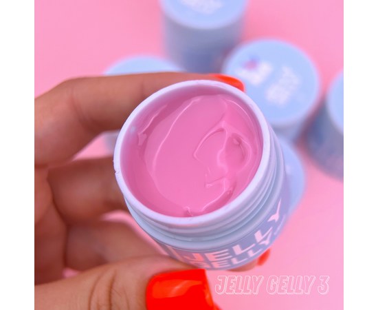 Изображение 2 Гель-желе для ногтей LUNAMoon Jelly Gelly №3, 15 мл, Объем (мл, г): 15, Вариант: 03, Цвет: Розовый