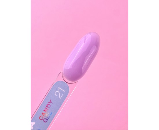 Изображение 12 Gel for nail extension LUNAMoon Candy Gel No. 21, 15 ml, Volume (ml, g): 15, Options: 21, Color: Violet