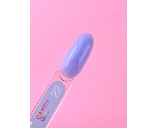 Изображение 2 Gel for nail extension LUNAMoon Candy Gel No. 22, 15 ml, Volume (ml, g): 15, Options: 22, Color: Blue