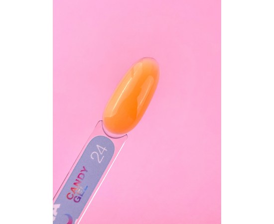Изображение 7 Gel for nail extension LUNAMoon Candy Gel No. 24, 15 ml, Volume (ml, g): 15, Options: 24, Color: Orange