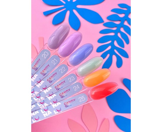 Изображение 5 Gel for nail extension LUNAMoon Candy Gel No. 21, 15 ml, Volume (ml, g): 15, Options: 21, Color: Violet