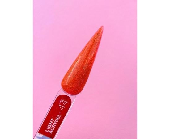 Изображение 5 Жидкий гель моделирующий для ногтей LUNAMoon Light Acrygel №44, 13 мл, Объем (мл, г): 13, Вариант: 44, Цвет: Красный