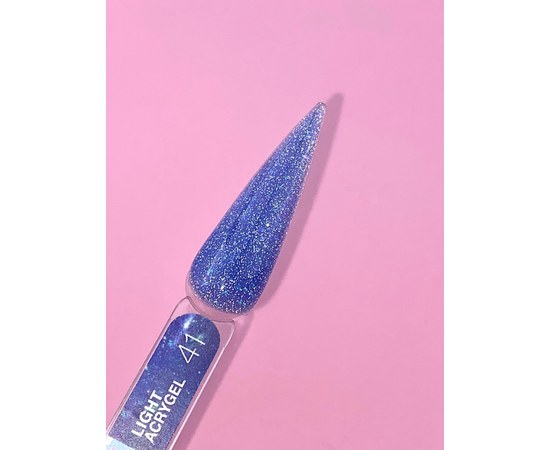 Зображення 4 Рідкий гель моделюючий для нігтів LUNAMoon Light Acrygel №41, 13 мл, Об'єм (мл, г): 13, Варіант: 41, Колір: Синій