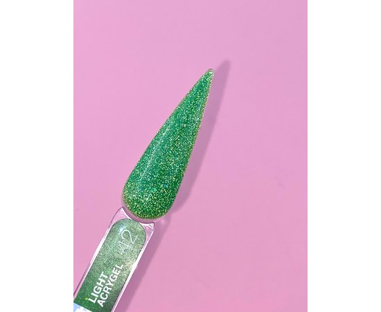 Изображение 4 Жидкий гель моделирующий для ногтей LUNAMoon Light Acrygel №42, 13 мл, Объем (мл, г): 13, Вариант: 42, Цвет: Зелёный